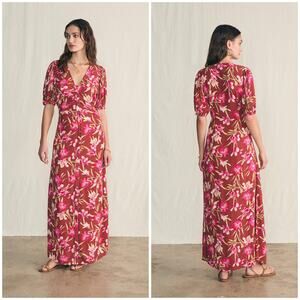 NEW Faherty Sorrento Print Maxi Dress Majorca Floral